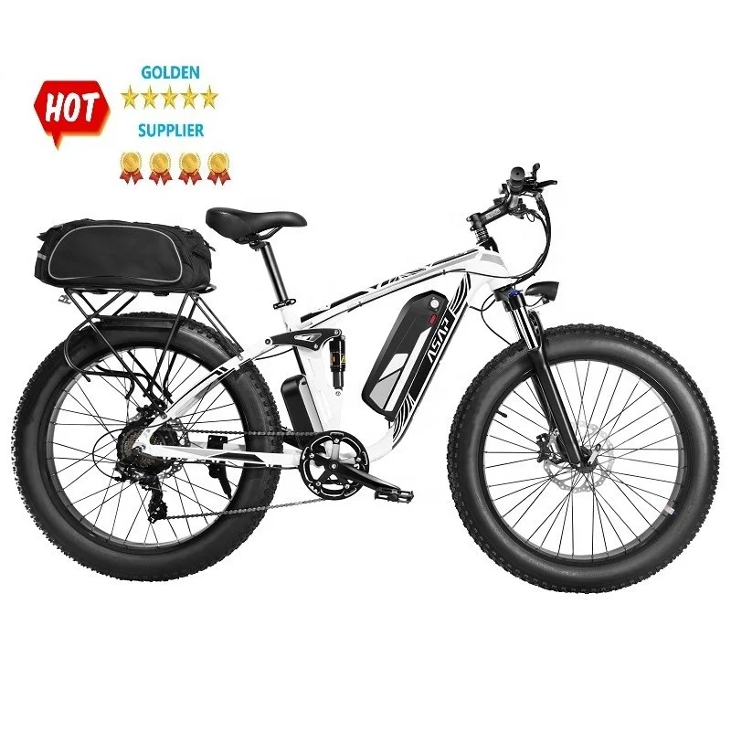 Mountain Bicycle Using Lithium Battery Powered Equipped 26 Inch Fat Tire Adult E-bike Riding Fast 48V Electric Bike