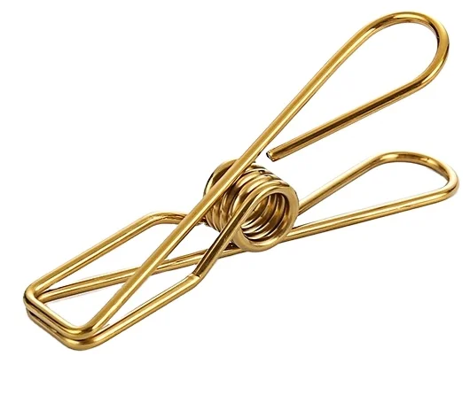 Color Marine 316 Stainless Steel Pegs and Gold Colorful peg with stainless steel socks hanger or rack