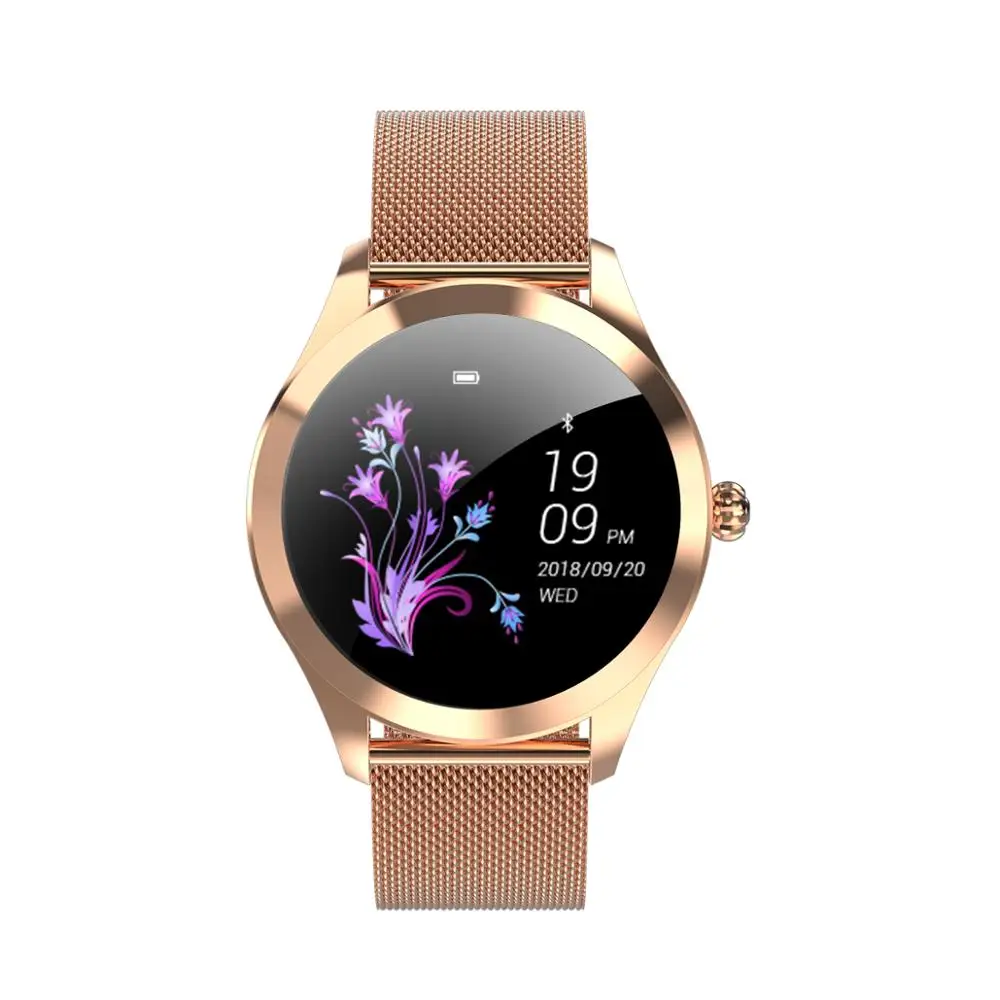 GFORDT Смарт-часы 2019 женщин водонепроницаемый IP68 KW10 Спорт Smartwatch