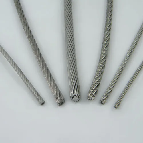 Galvanized wire rope Marine Cable 7x7 7x19 1x7 1x19 Steel Wire Rope