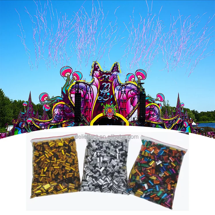 Fire Resistant Metallic Streamer Golden Silver Blue pink Red Yellow Colored Ribbon for Streamer