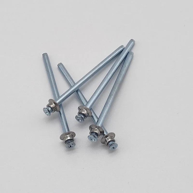 Janalt Custom Zinc plated Stainless Steel Pull Thru PT Rivets Countersunk head Rivet