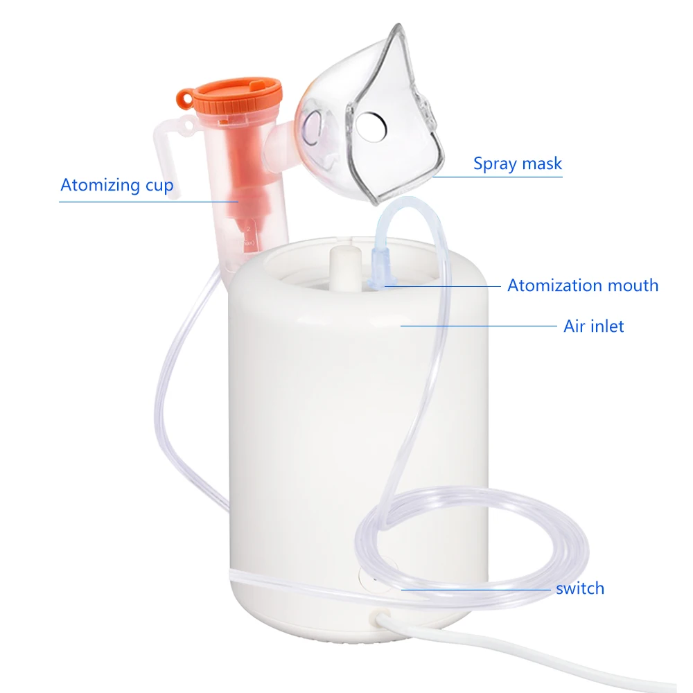 Atomizer Portable Nebulizer Machine Mesh Compressor Nebulizer Medical Disposable Nebulizer With Mouth Piece