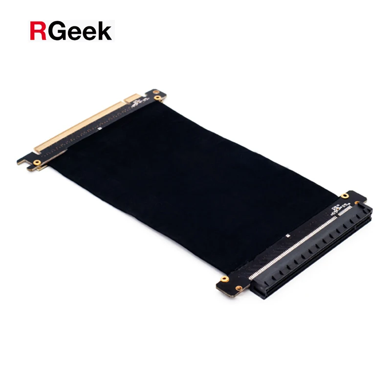 RGeek 30cm PCI-E x16 3.0 Flexible Riser Cable Card Graphics Card Extension Cable GPU Cable Adapter