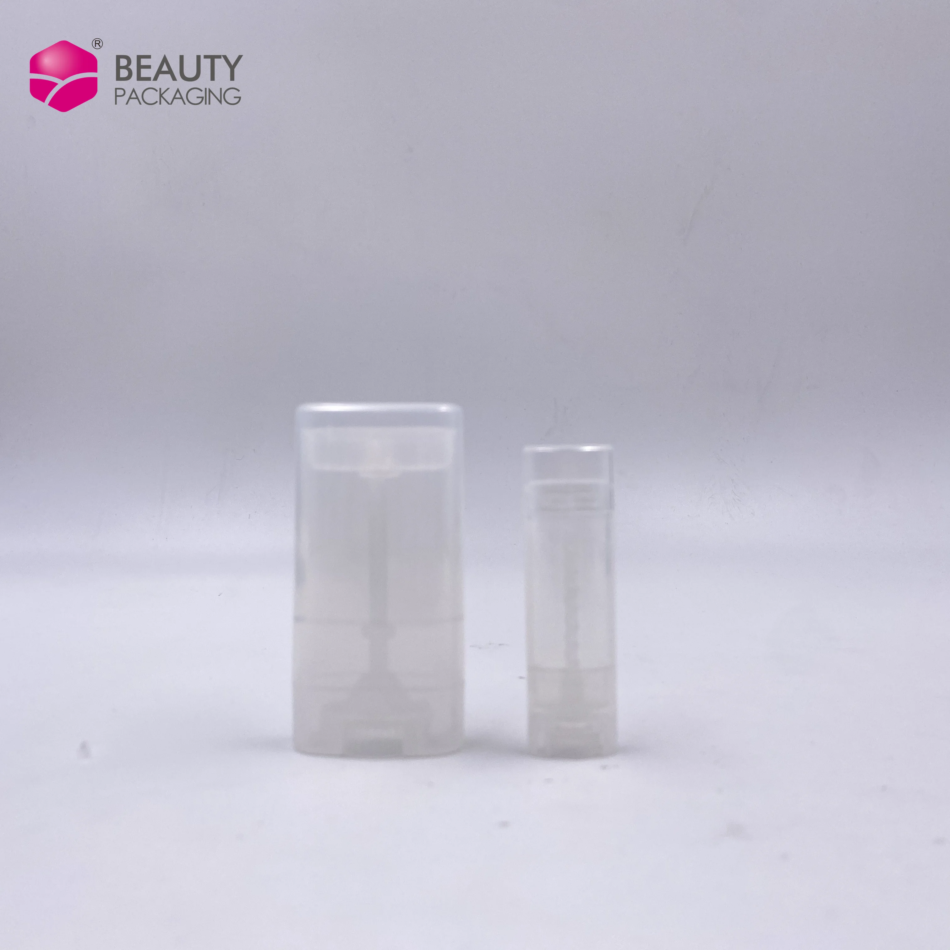 frosted white transparent 5g chapstick tubes lip balm flat oval twist matte black 15g deodorant stick container