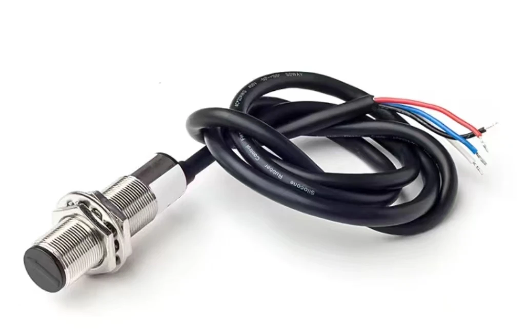 M4 M6.5 M12 M18 M30 Metal Cylindrical Extended Distance Inductive Proximity Sensor With 2m Cable