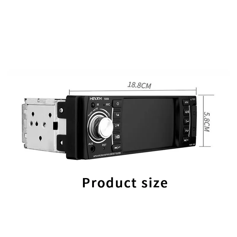 hot sale original factory 4.1 inch one din car radio player with BT mp3 mp5 car monitor 4018