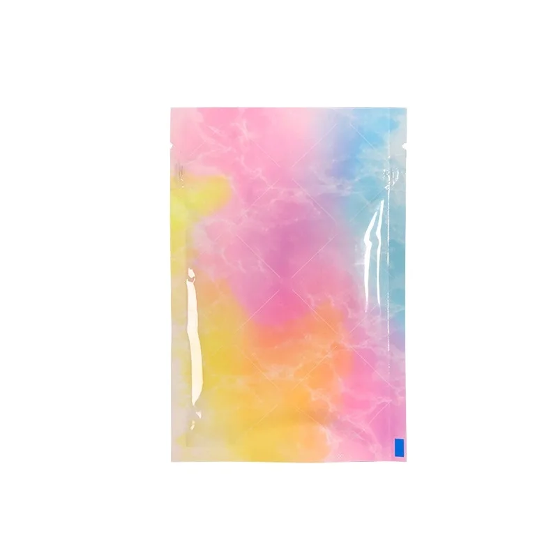 Custom Color Jewelry Ornament Small Plastic Sealing  Tea Small Packaging Bag Blind Bag Zipper Bag