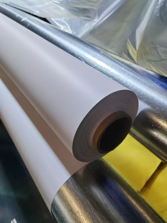 PVC Flex Banner/Vinyl Material 440gsm 13oz Flex Banner White Black Banner Roll