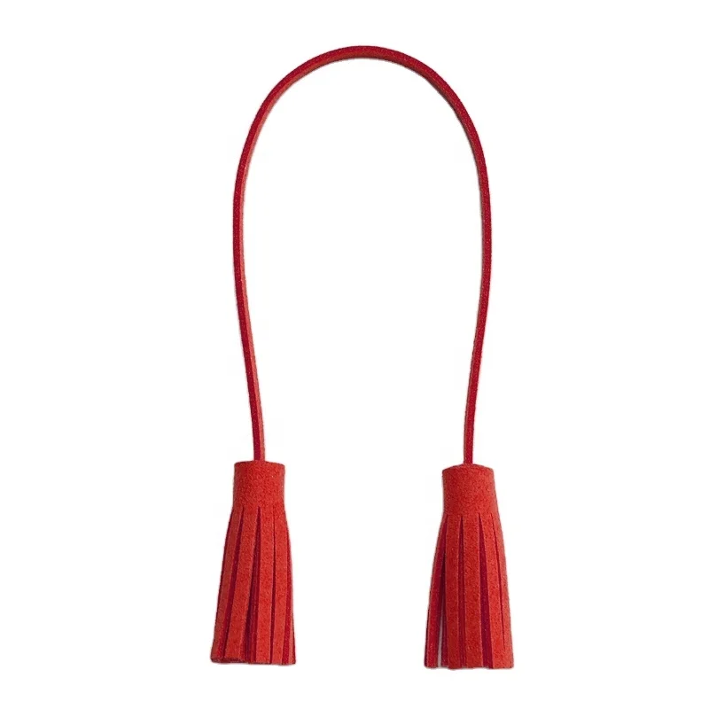 Handbag Phone Car Key Jewelry DIY Keychains Charms Gift for Girls Customizable colourful Suede Leather Tassel