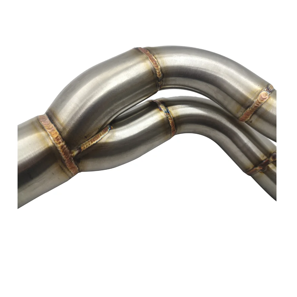 MT07 спереди выхлопной трубы мотоцикл выхлопной изменение передняя Труба скольжения на глушитель выхлопных газов для MT-07 FZ-07 MT07 XSR700 2014-2019