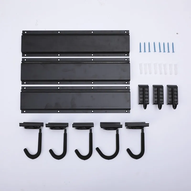 Garage Bike Rack Wall Mounted Bicycle Storage Hanger Adjustable Hooks Universal for Indoor & Home