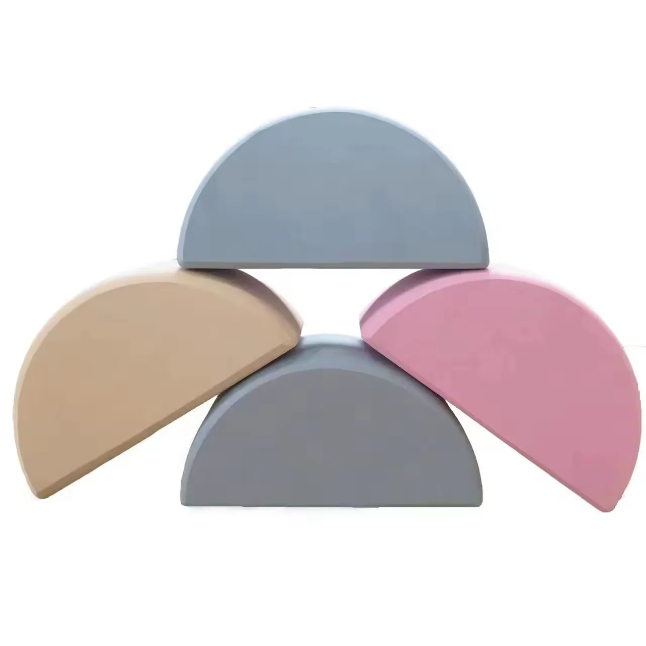 FDFIT Shaped Yoga Balance Block Durable Foam Ergonomic Design to Help with Flexibility and Stability