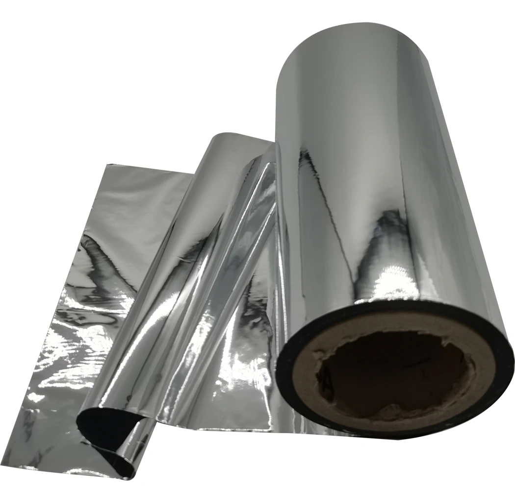 18 micron  heat sealing Metallized BOPP/BOPET film for Lamination