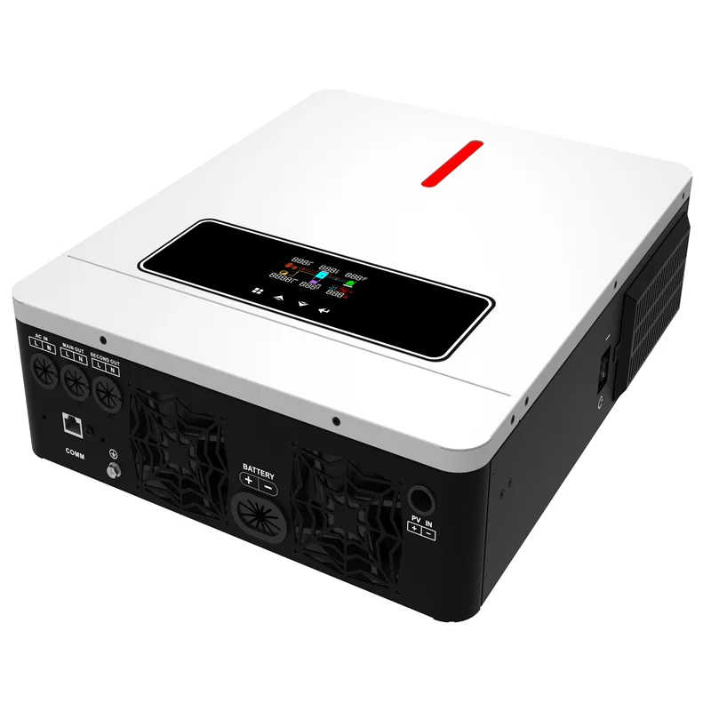3600W 6200W Solar Hybrid Inverter Charger 24V 48V Battery Pure Sine Wave 220VAC 120A MPPT Solar Charge Controller LCD