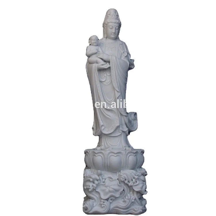 Marble Guan Yin Statue