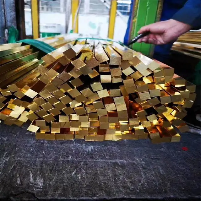 Wholesale Corrosion Resistant C28000  Square Brass Bar  C1100 Pure Copper  Round Rod Solid copper bar