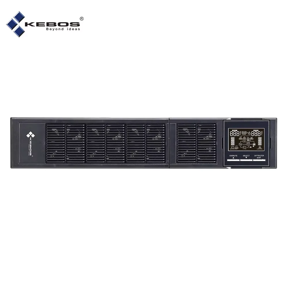 3000 Вт с двойным преобразованием литий-ионных UPS 3000va 2700 защита от перенапряжения онлайн-стойка LiFePO4 Ups ЖК-консоли