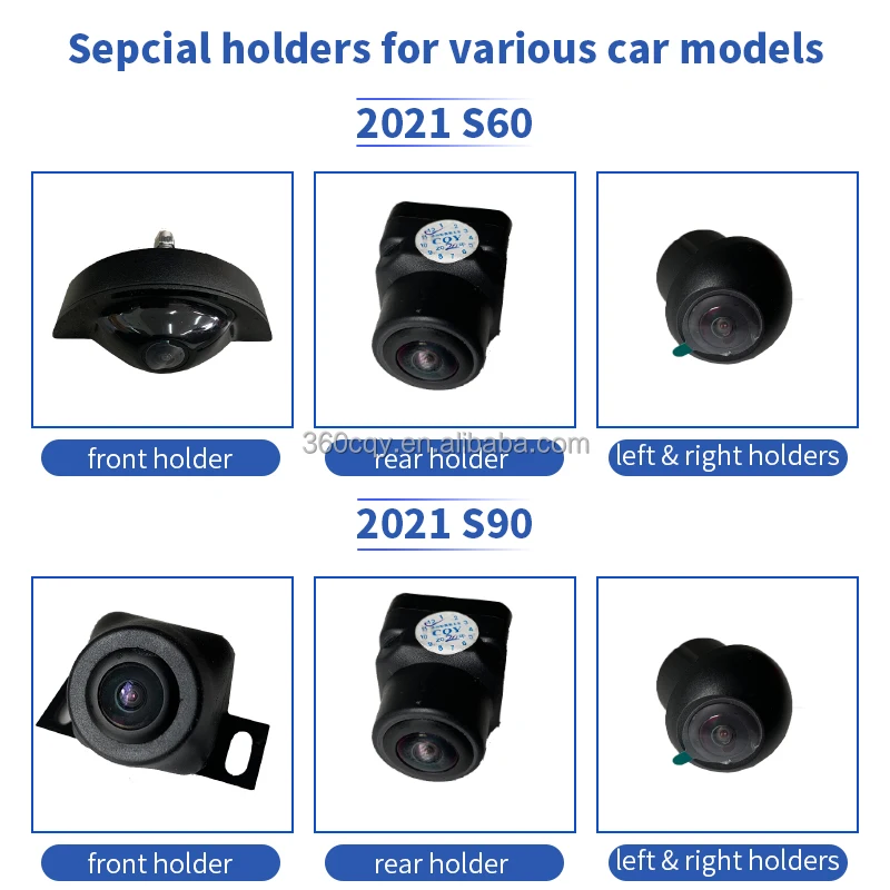 2022 Newest 170 Angle 3d Bird View Car Camera 360 Camera Surround View Panoramic Parking System 360 Degree Car Camera