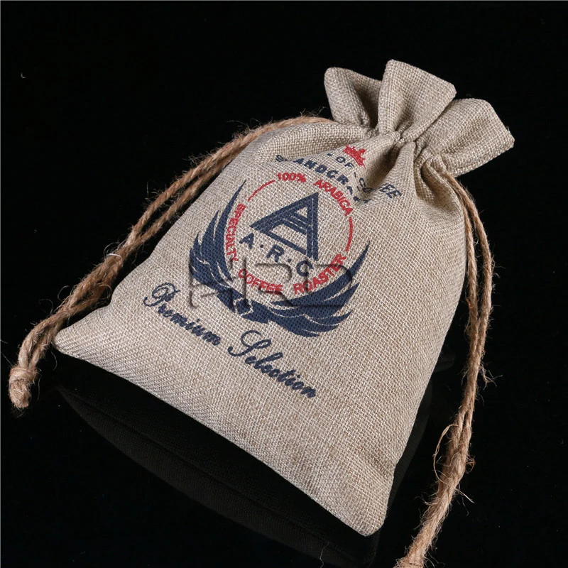 Shopping websites Small 100% Natural Cloth Organic cotton drawstring shoe bag