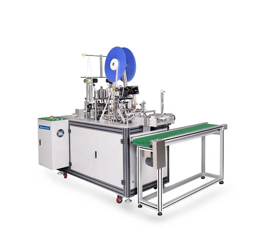 High speed 100-120 pcs/min automatic disposable mask earloop welding machine