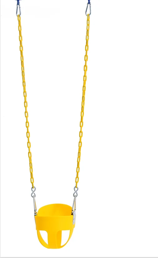 Manufacture Full bucket cheap safe swing for garden can be customized hanging swing
