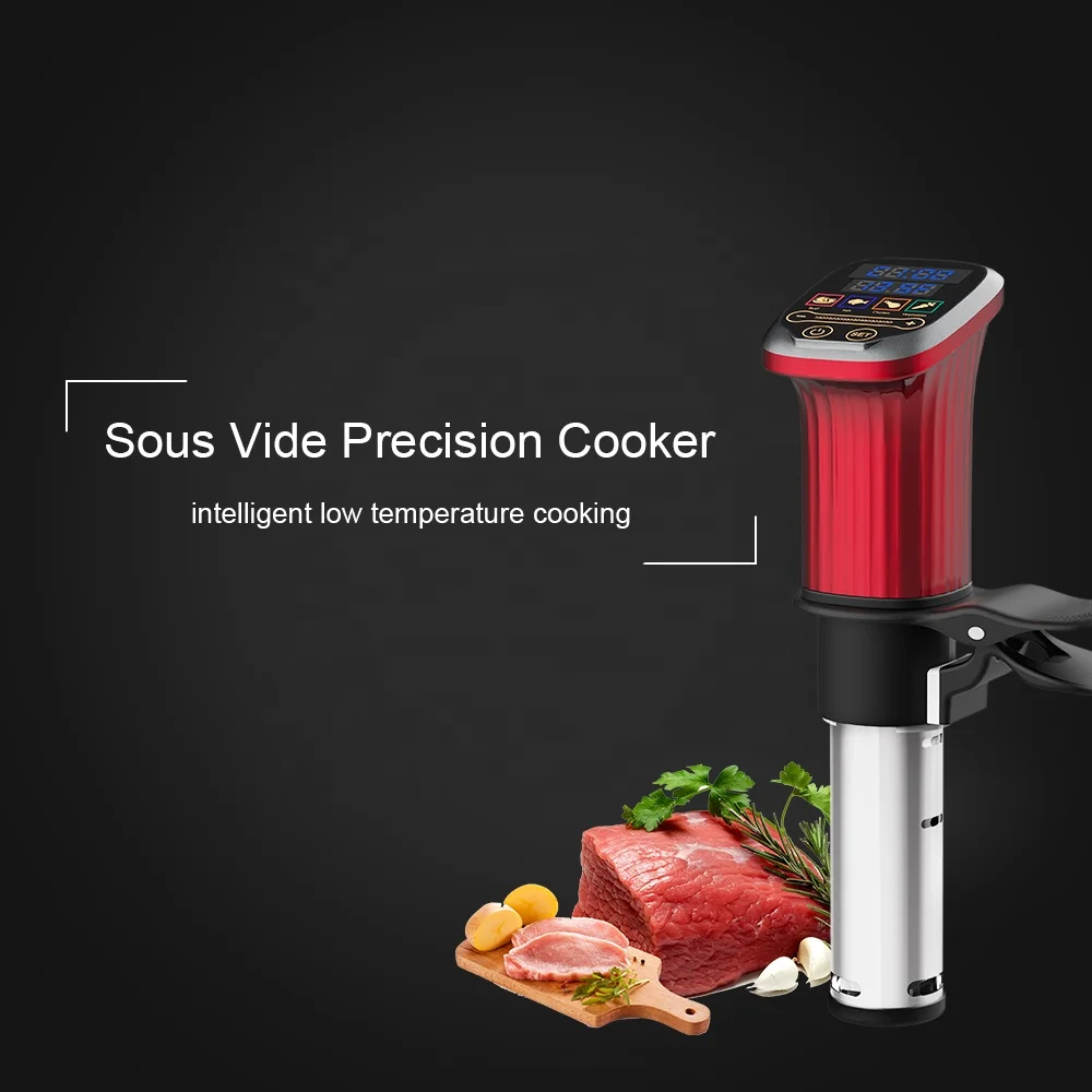 OEM ODM Sous Vide Machine With Digital Touchscreen Display Mini Portable Sous Vide Stick Slow Steak Cooker