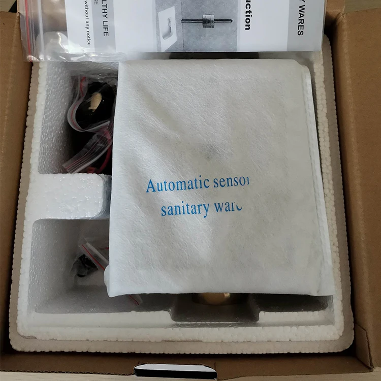 Hotel WC Flush Valve Manual Time Delay Style with Touch Sanitary Ware Wall Mounted Plastic Brass Sense Type for Flushing