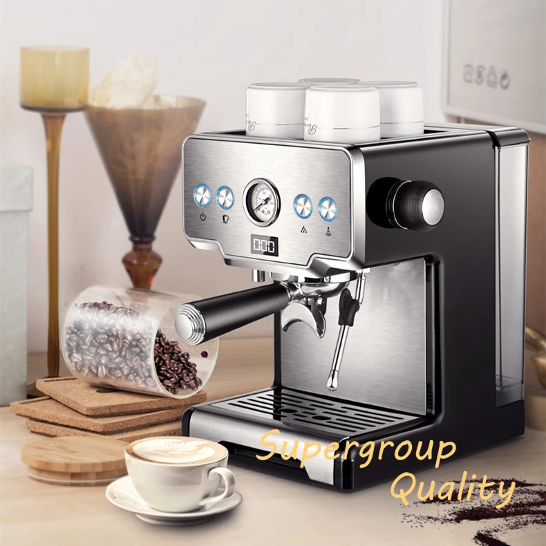 Gemilai CRM3605 High Quality Programmable Espresso Machine Commercial Cafe Expreso Coffee Maker Automatic Garland Steam