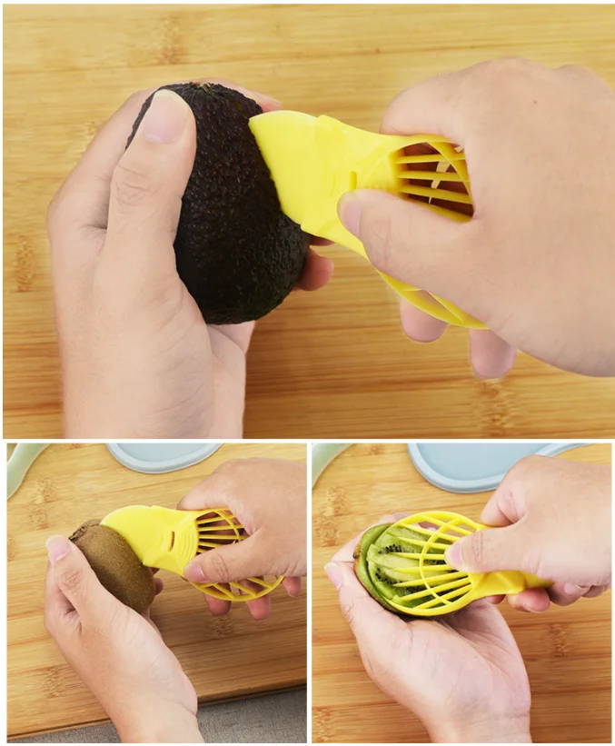 Avocado Tool set keep fresh fruit protected 5 in 1 Avocado Tool Slicer Cutter Set with box storage for Kitchen accessories