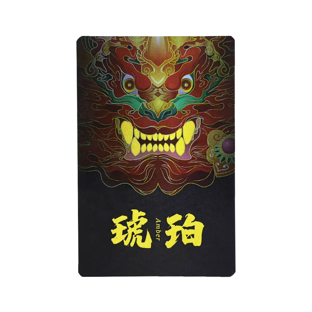 Design Unique Double-Sided Printing luxury marked logo black waterproof plastic magic gold playing cards
