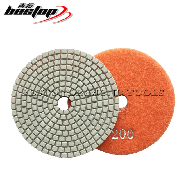 4 Inch Diamond Flexible Granite Wet Polishing Pad