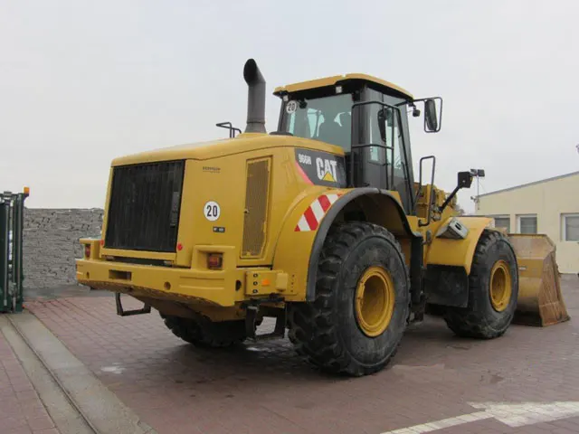 Недорогой фронтальный погрузчик Caterpillar 966h, б/у погрузчик cat 966H, низкая цена, Шанхай, Китай