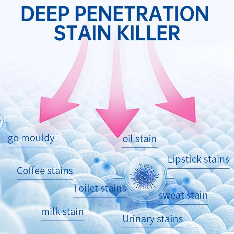 Professionally Certified Color-Brightening Bleach Powder Sustainable Antibacterial Laundry Powder