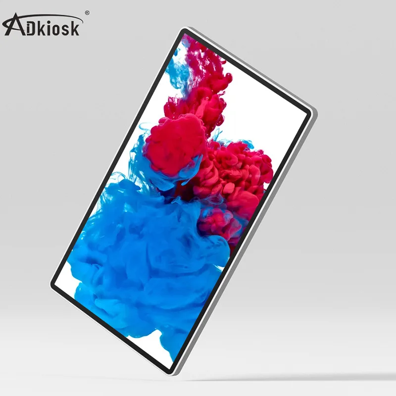 18.5 inch super big screen multi touch android 5.1 wall mounted advertising player digital signage