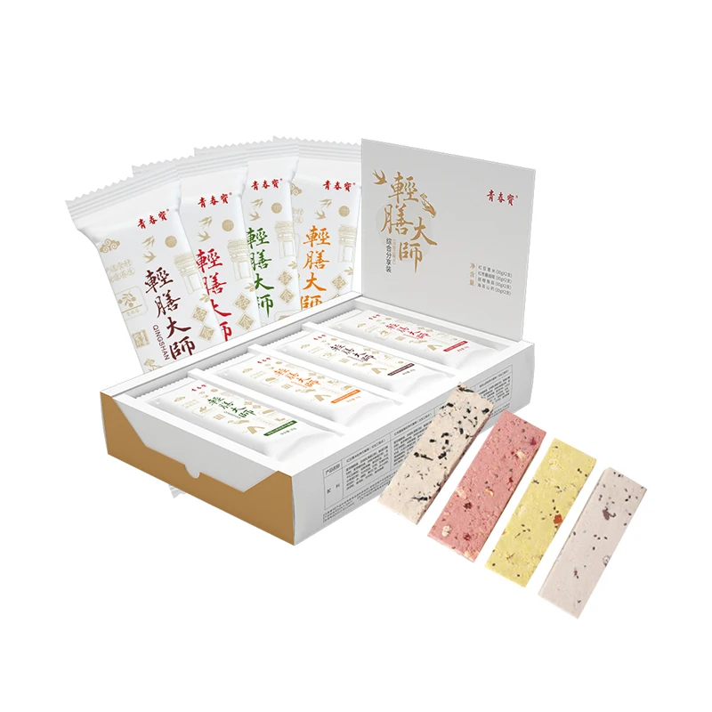 
Private label plant fiber vegan protein bars meal replacement biscuits high protein bar 