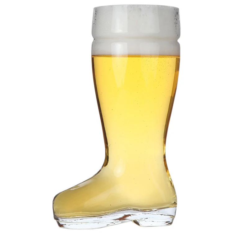 1 liter giant boot beer glass german Oktoberfest beer boots
