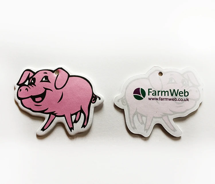 Ocean scents car paper air freshener with custom design hanging cheap car air freshener