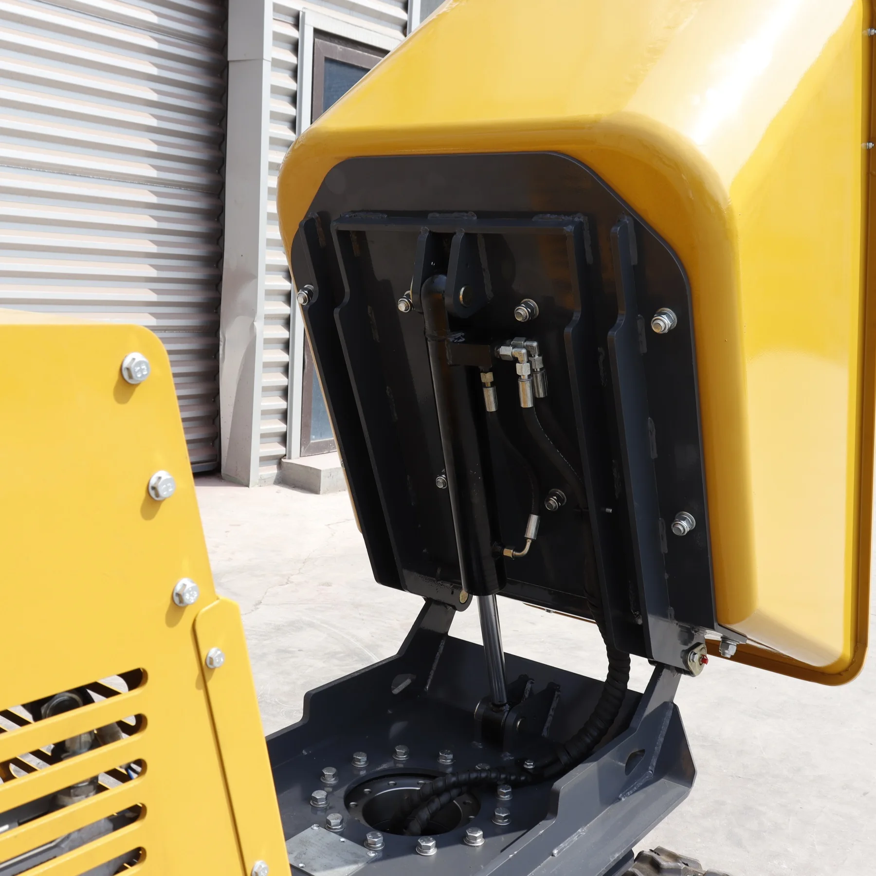 Small Crawler Dumper Truck Fully Hydraulic Walk-behind Dump Truck Garden Orchard Transportation Dumpers