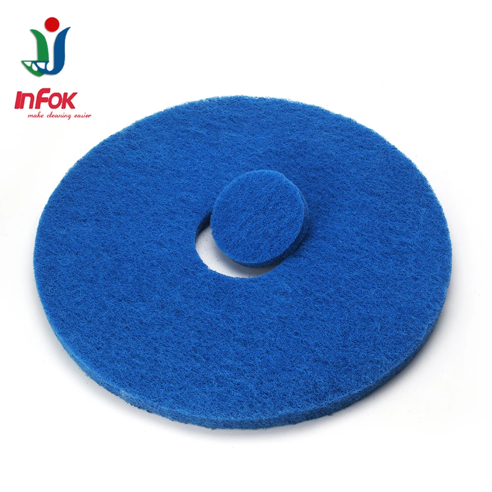 17 Inch High Quality Nylon Floor Cleaning Polishing Pad For Concrete