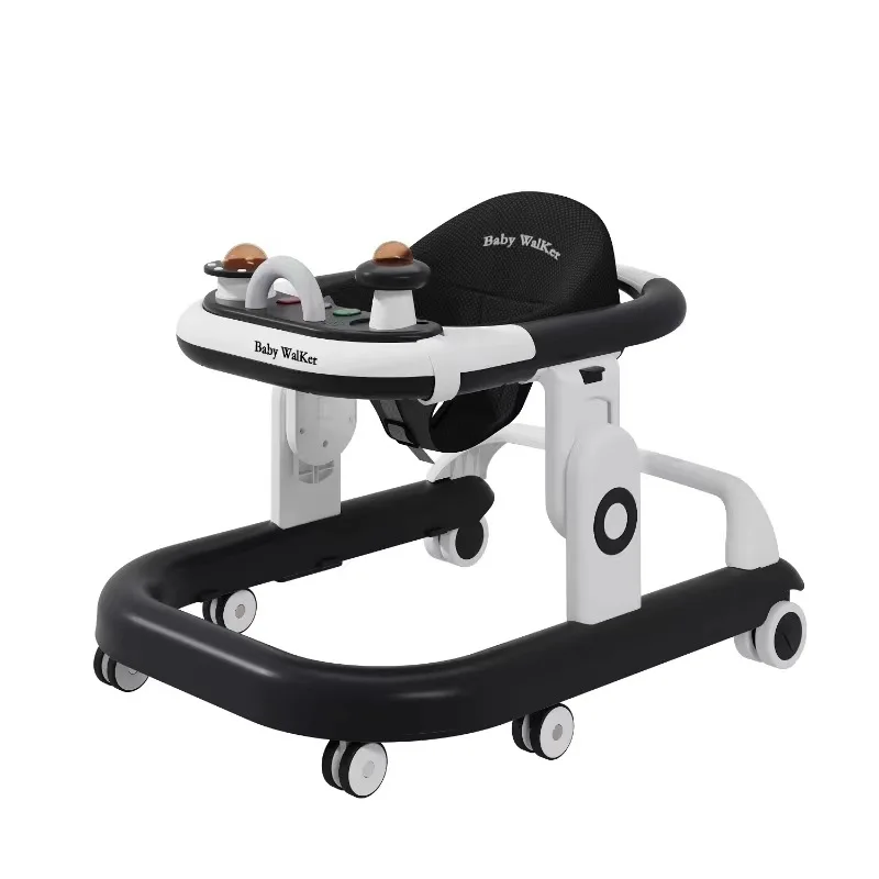 Hot selling Fall baby walker fold kids walking chair toys baby walker with musics  light baby walker 3 in 1 wheels