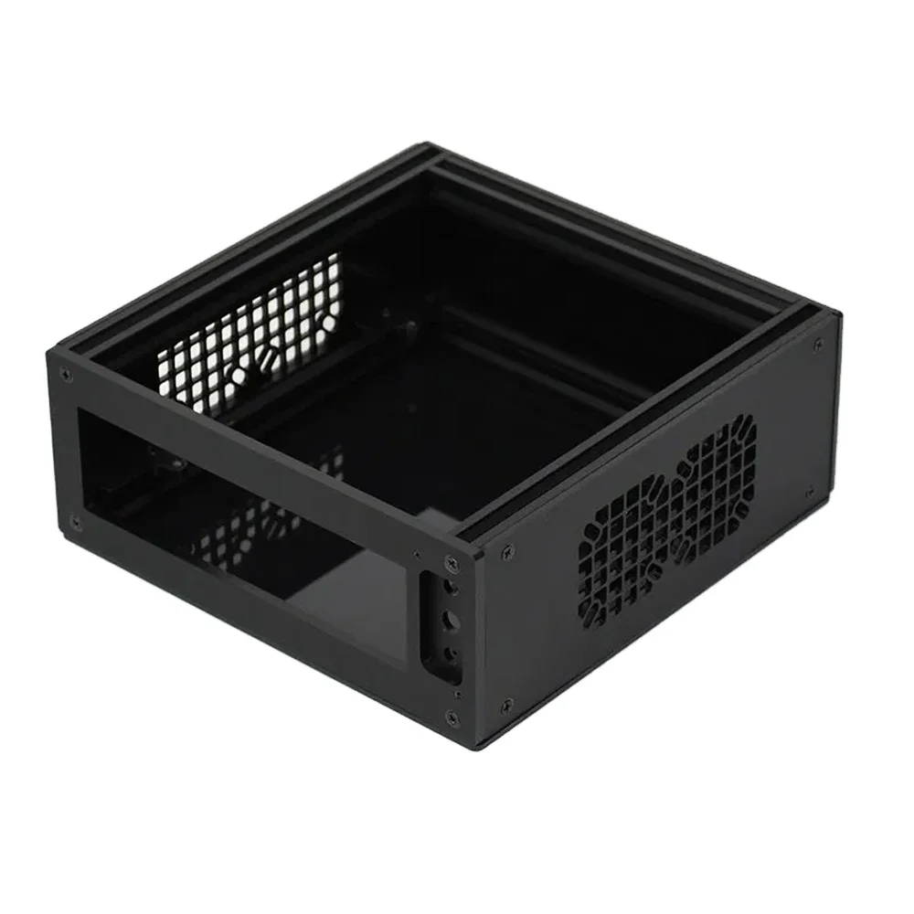 Factory custom cheap aluminium mini computer case mini itx atx case