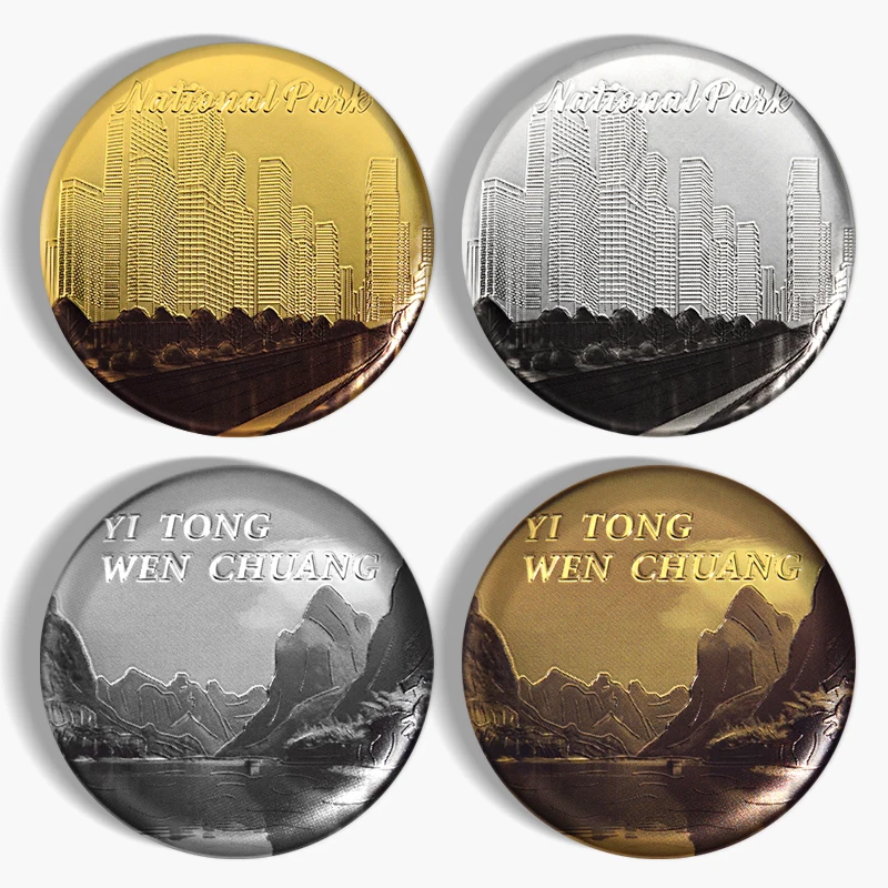 The latest button raised badge is suitable for cartoon star second Yuan performance commemorative badge customization