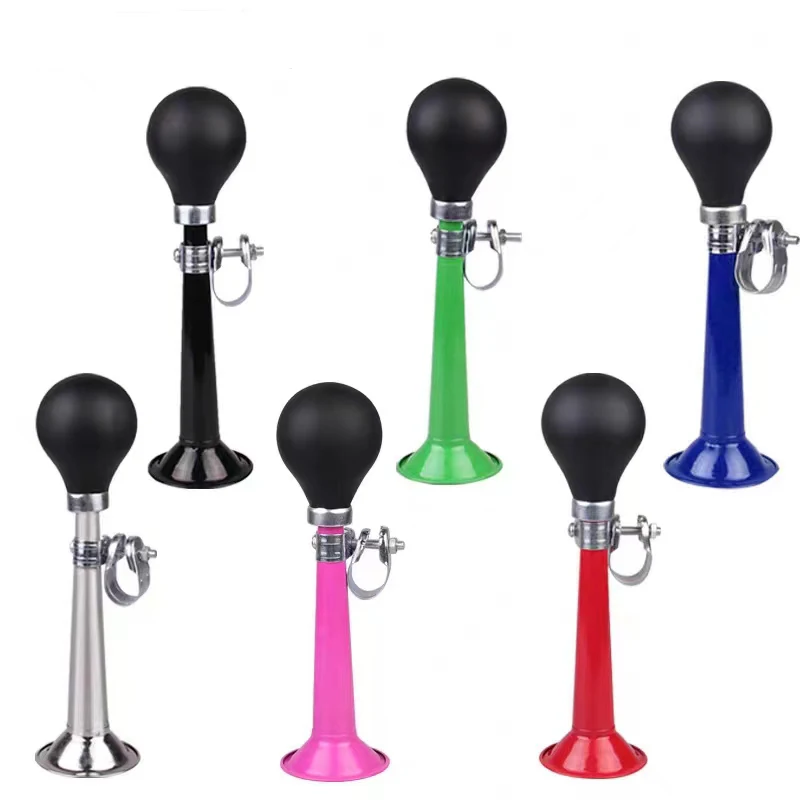 Wholesale Top Quality Colorful Cycling Handlebar Bike Air Horn straight horn Ring Bicycle Loud Bell
