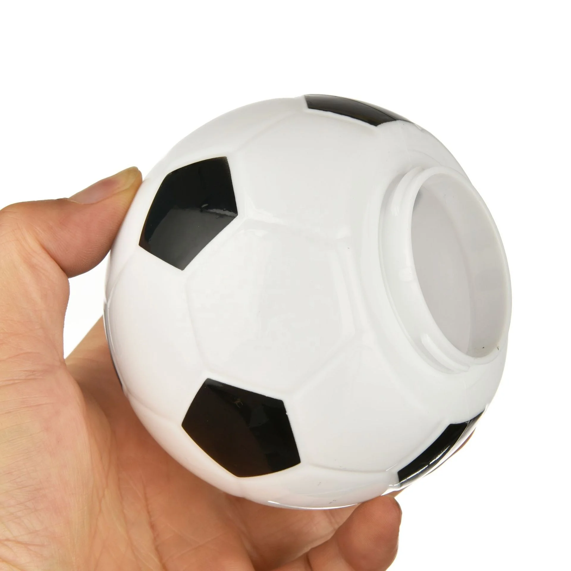 Hot Selling 15oz Soccer  Football Basketball Golf Shaped Plastic Drinking Ball Cup With Straw Disco Ball Cup