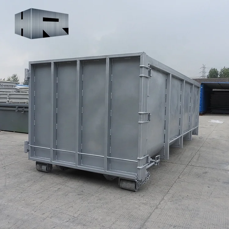 Hot dip galvanizing dumpster Stacking Bin roll off container