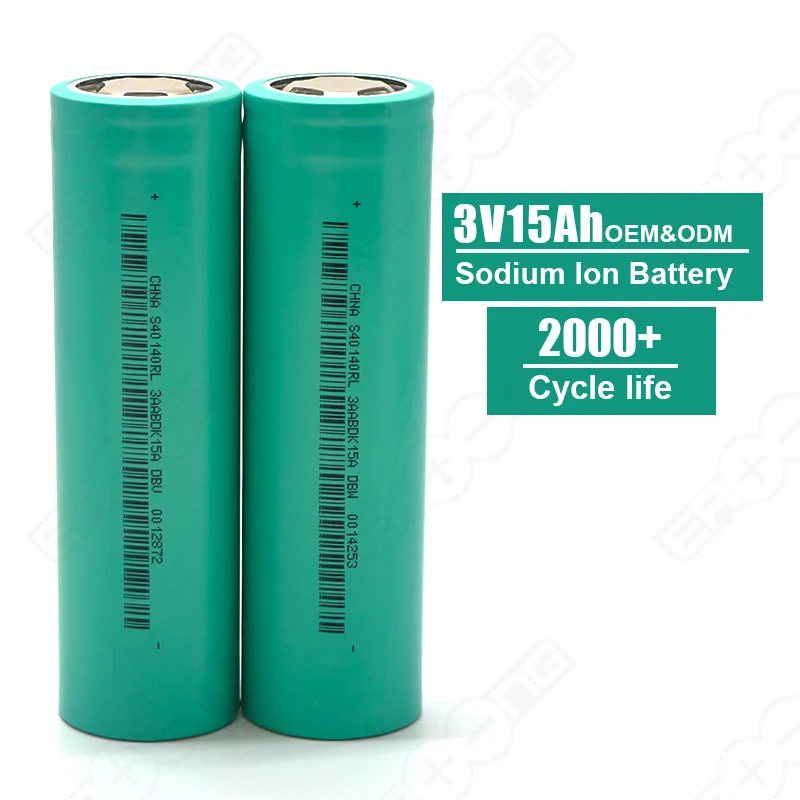 New Arrival Sodium Na Ion Battery Cell 40140 Sodium Ion 15Ah Na-ion Battery for Electric Tools