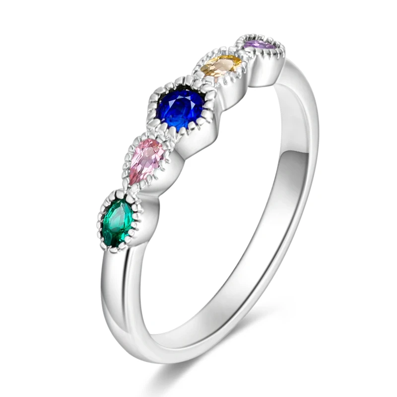 Jewelry Factory Custom 2024 New Engagement Ring Wholesale Moissanite Rings S925 Sterling Silver Lady Moissanite Ring For Wedding