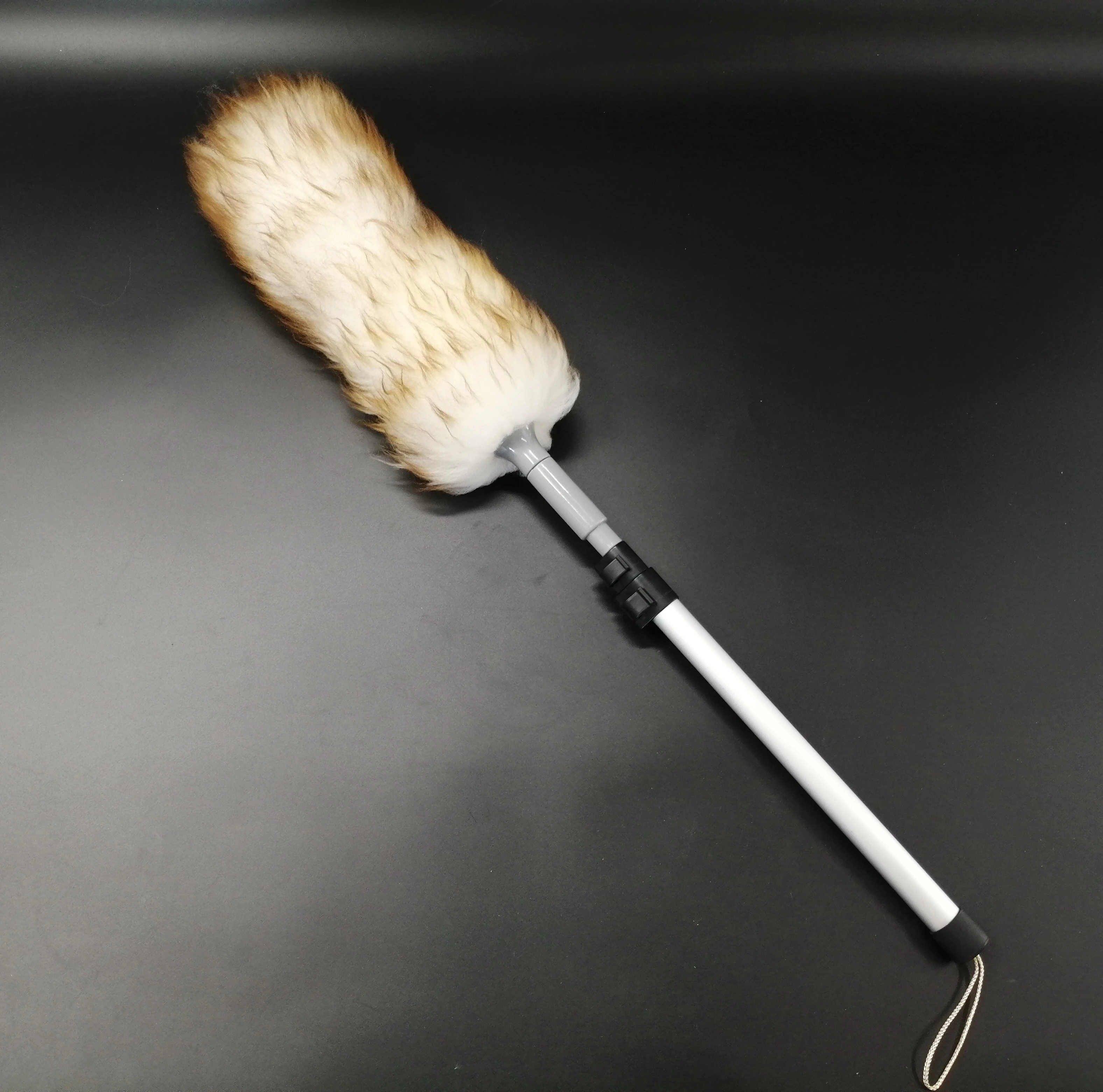 wool cleaning duster cleaner with telescopic extendable aluminum pole wool flexible duster