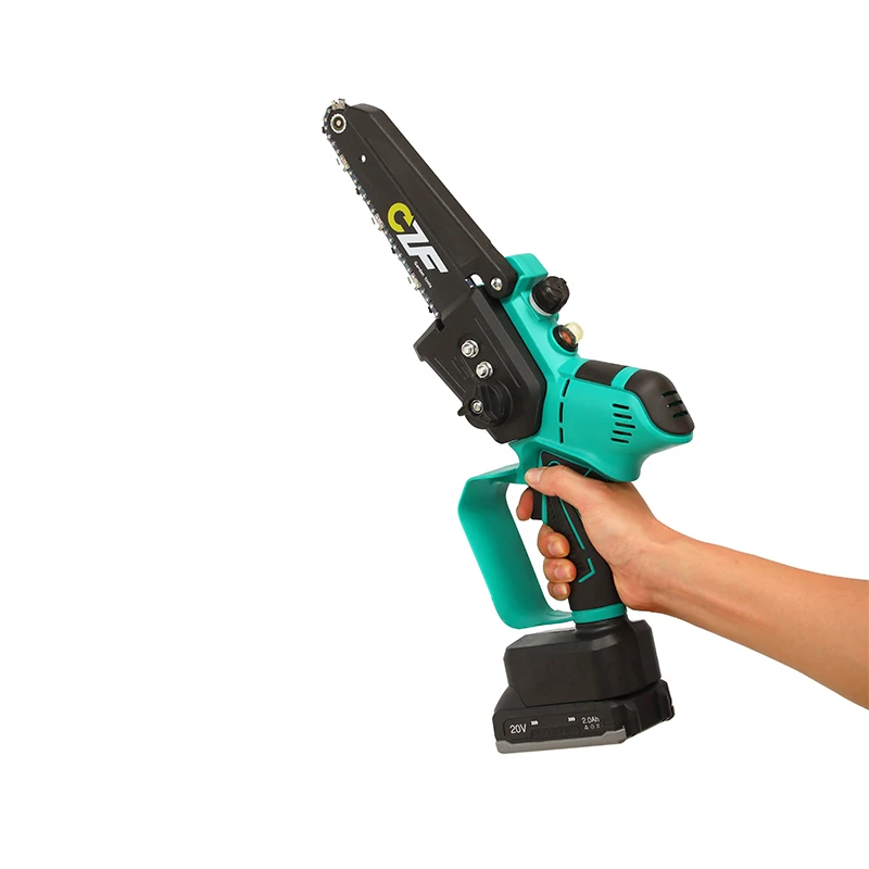 20V Electric mini chain saw Lithium Battery Powered chain saw wood cutting machine